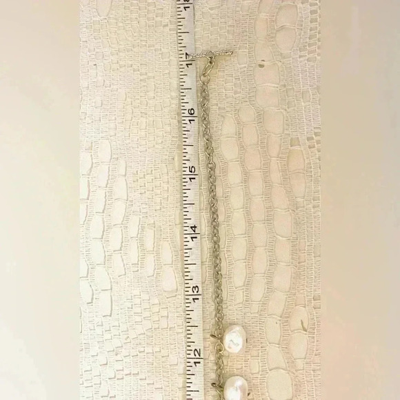 Vintage (90’s) Avgad signed  necklace with a natural pearls - Picture 7 of 7